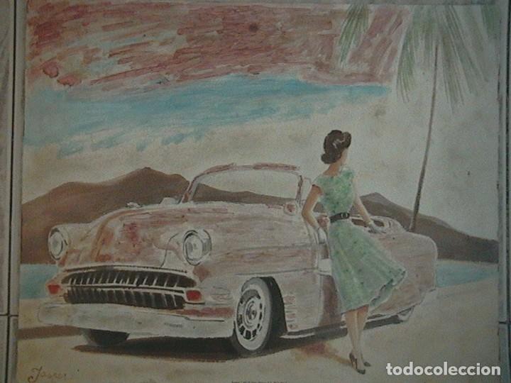 Vintage: coche descapotable a&ntilde;os 50 - Foto 4