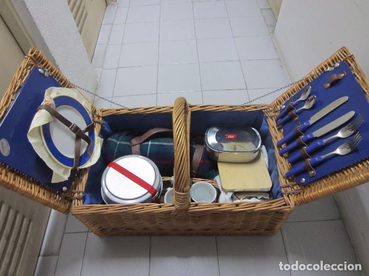 Vintage: Cesta picnic a estrenar sin usar - Foto 2
