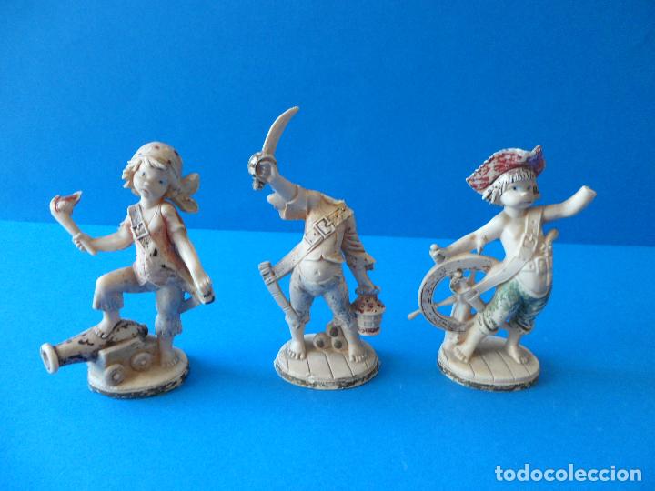 Vintage: Lote de Ni&ntilde;os Piratas - Figuritas de pl&aacute;stico a&ntilde;os 70 - Vintage
