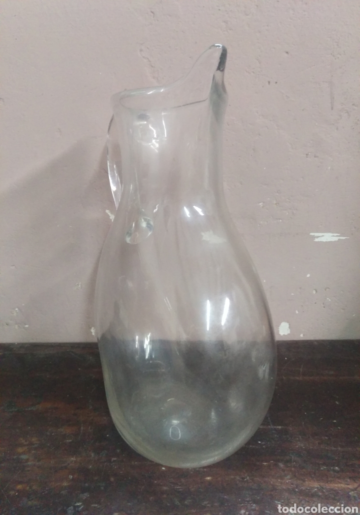 Vintage: Inusual jarra de cristal - Foto 2