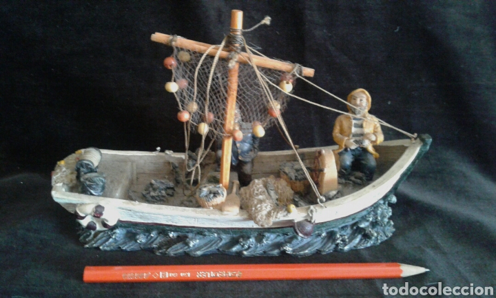 Vintage: Barco pesquero resina - Foto 2