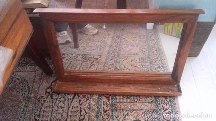Vintage: Elegante espejo de madera maciza - Foto 1