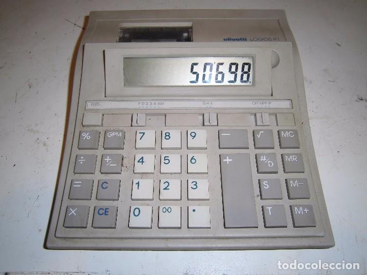 Vintage: calculadora olivetti logos 91 - Foto 2