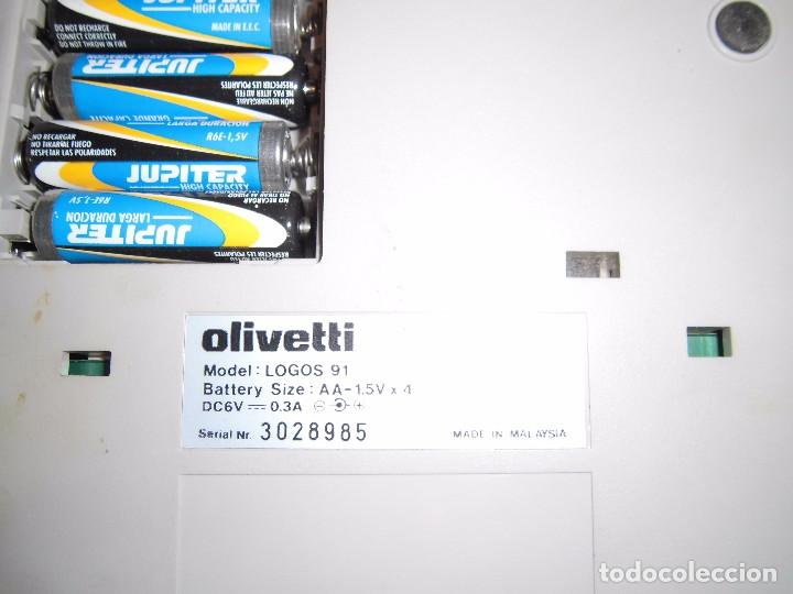 Vintage: calculadora olivetti logos 91 - Foto 4
