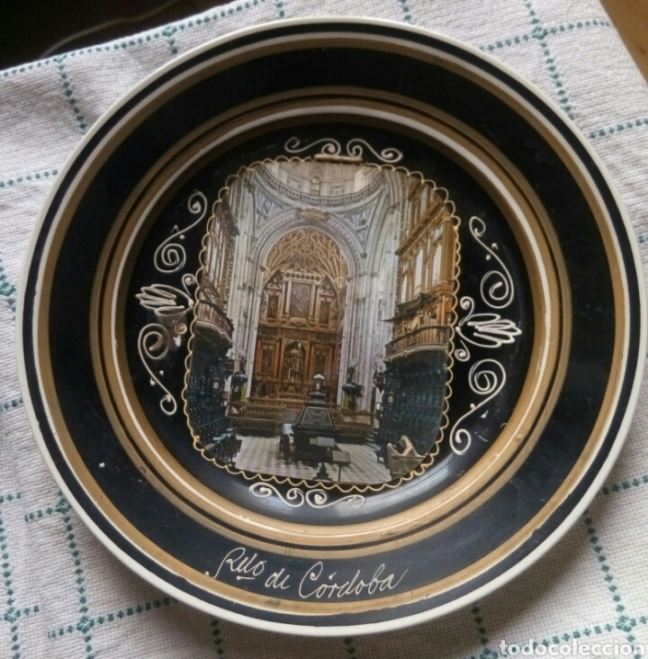 Vintage: Plato a&ntilde;os 60 G V Segovia Rdo Cordoba