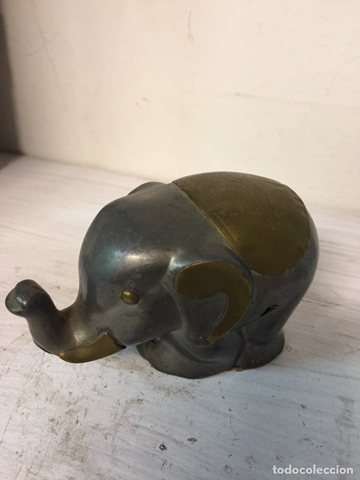 Vintage: Peque&ntilde;o elefante de la suerte - Foto 1