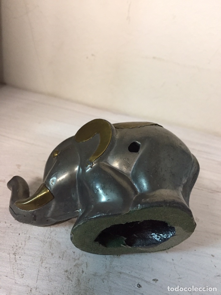 Vintage: Peque&ntilde;o elefante de la suerte - Foto 3