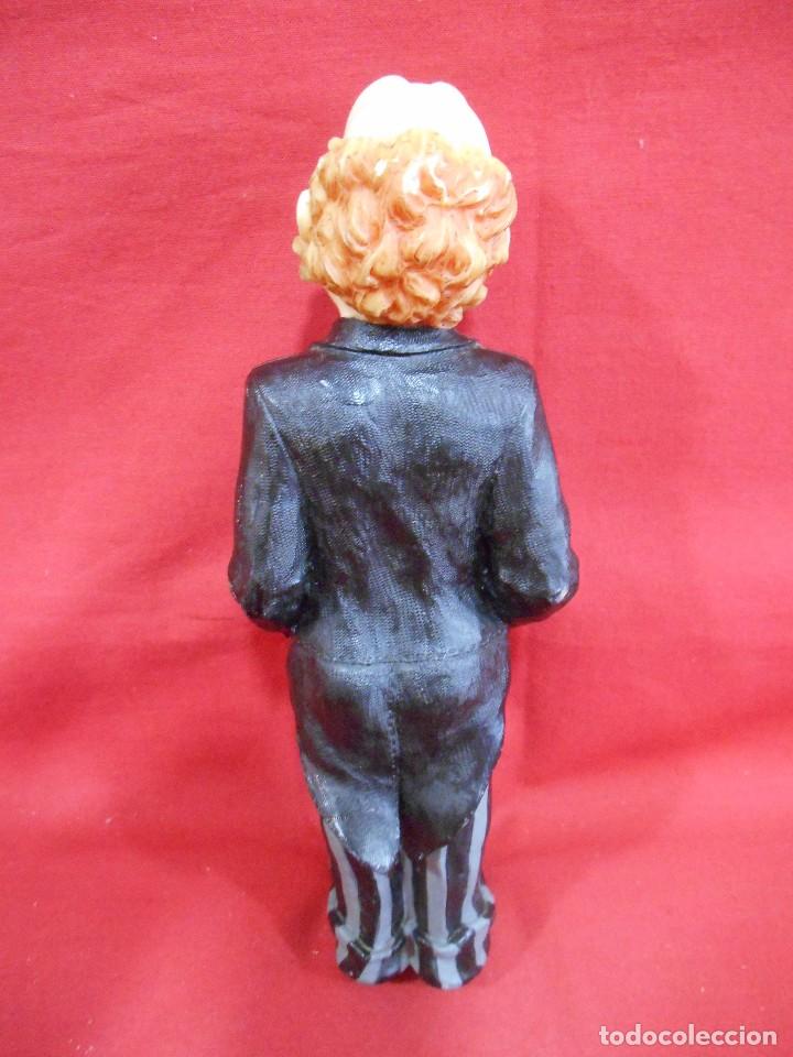 Vintage: SIMPATICA FIGURA DE RESINA DE CAMARERO - Foto 4