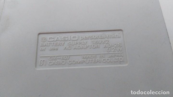 Vintage: antigua calculadora casio personal mini - Foto 6