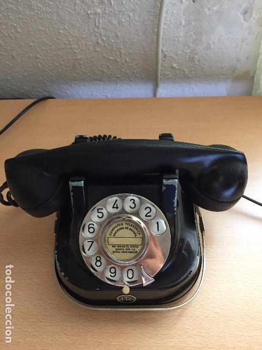 Vintage: Tel&eacute;fono FTR Negro - Foto 2