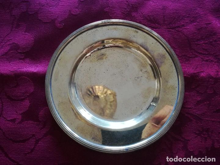 Vintage: BANDEJA PEQUE&Ntilde;A DORADA - Foto 1