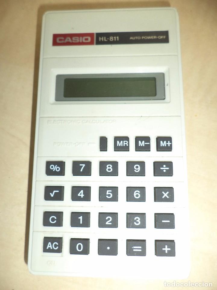 Vintage: Calculadora de bolsillo CASIO HL 811.1986 - Foto 1