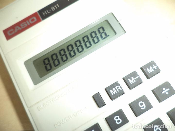 Vintage: Calculadora de bolsillo CASIO HL 811.1986 - Foto 2
