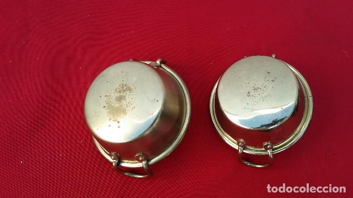 Vintage: 2 cazuelas de metal - Foto 4