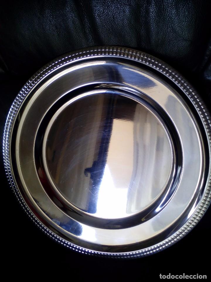 Vintage: bandeja de acero inoxidable - Mide 35 c.m. - Foto 2