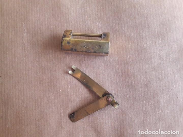 Vintage: CAJA / JOYERO DE MADERA DECORADA AL &Oacute;LEO - Foto 8