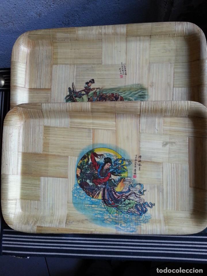 Vintage: BANDEJAS BAMB&Uacute; - SHANGHAI - 2. - Foto 1
