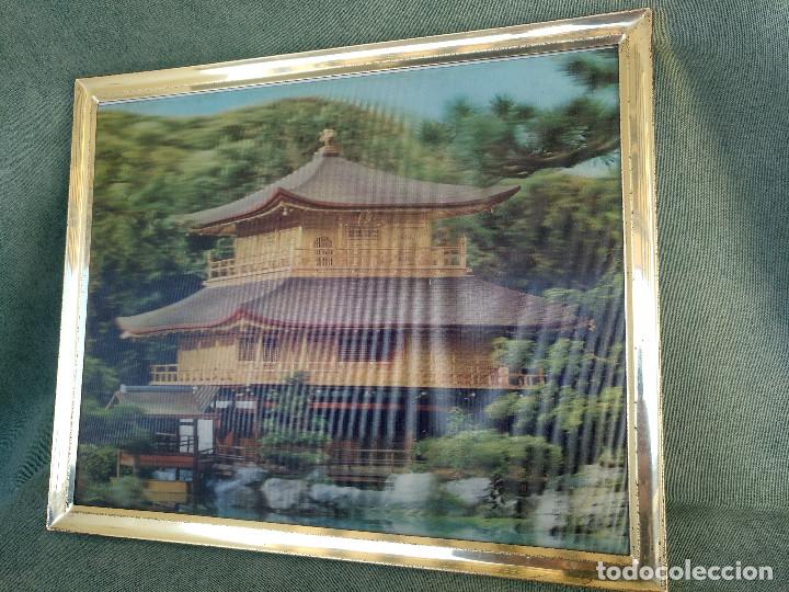 Vintage: CUADRO CON EFECTO TRIDIMENSIONAL PAGODA - VINTAGE A&Ntilde;OS 70