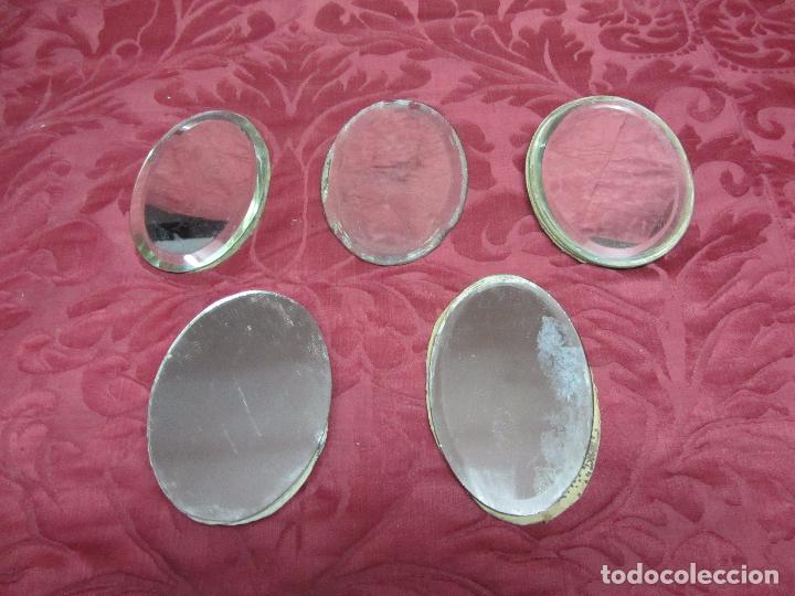 Vintage: 5 espejos, 4 biselados, 1 sin bisel - Foto 1