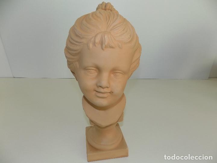Vintage: Busto de Ni&ntilde;a Decoraci&oacute;n. Original a&ntilde;os 1980/90. Nuevo, a estrenar!
