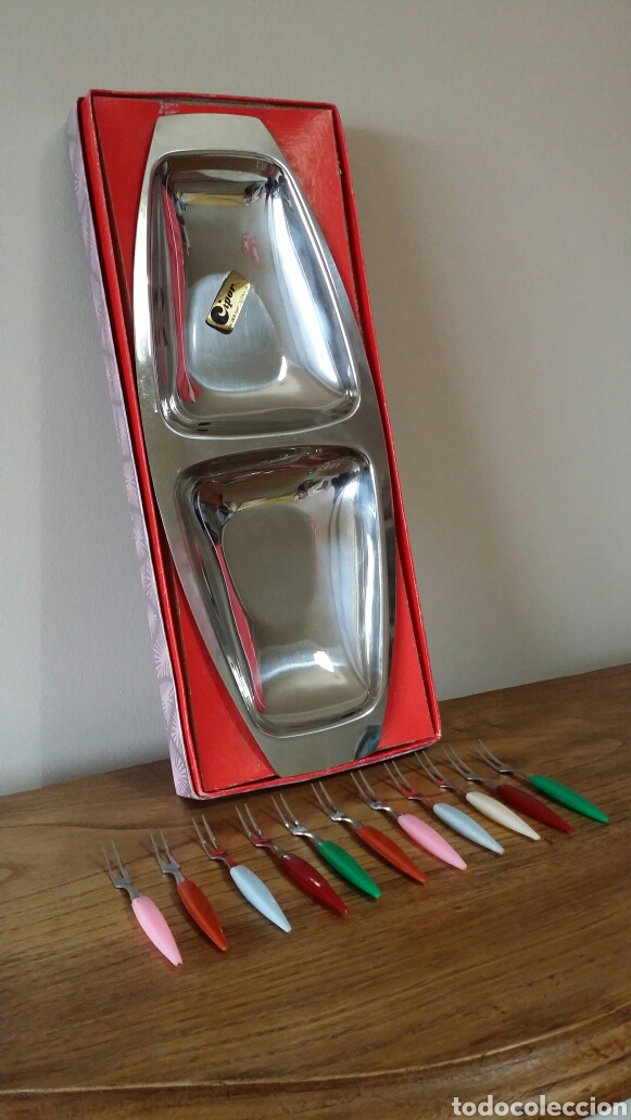 Vintage: Conjunto para servicio de aperitivo - Foto 2