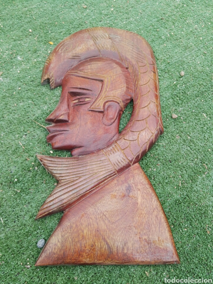 Vintage: Mascaras madera caras africanas - Foto 3