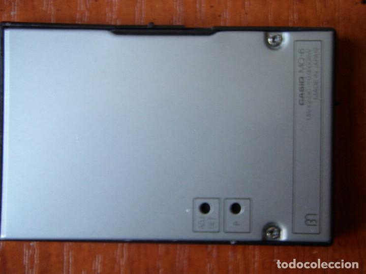 Vintage: CALCULADORA CASIO MQ-6 MQ6 CON FUNDA Y CADENA ORIGINAL - Foto 2