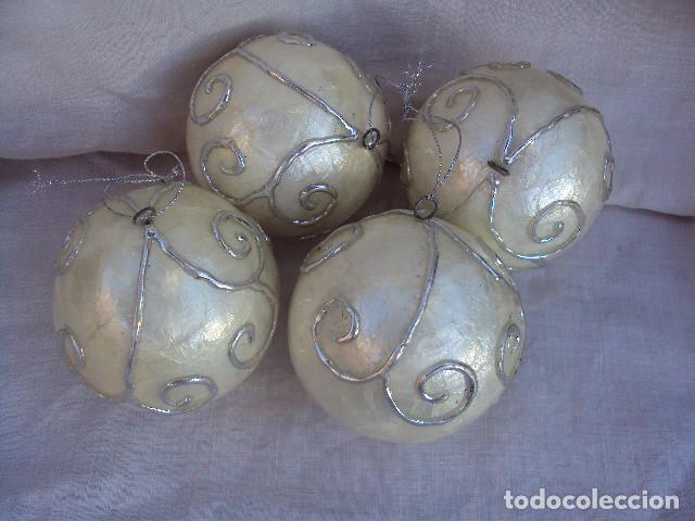 Vintage: 4 bolas decorativas - Foto 3
