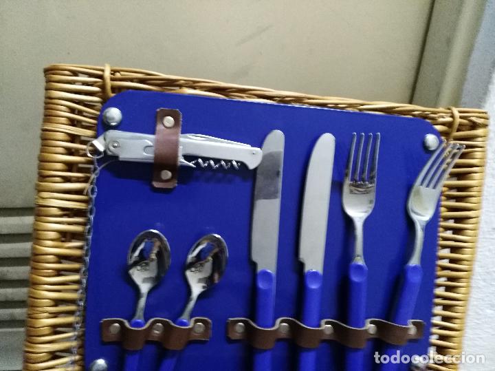 Vintage: Cesta picnic a estrenar sin usar - Foto 7