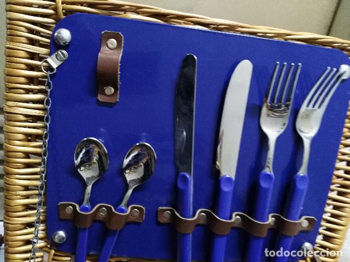 Vintage: Cesta picnic a estrenar sin usar - Foto 14
