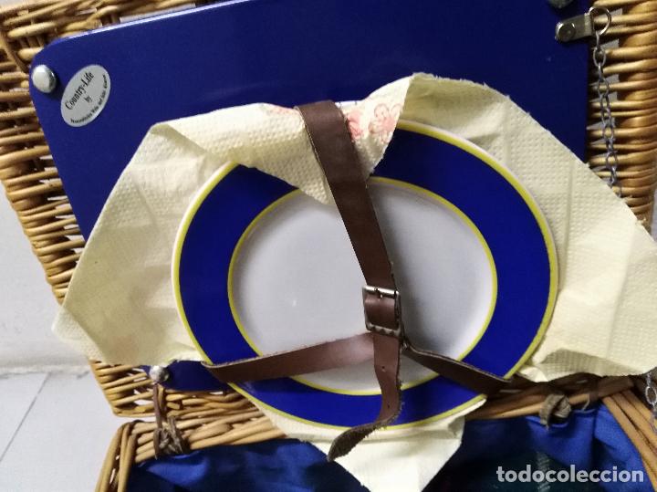 Vintage: Cesta picnic a estrenar sin usar - Foto 15