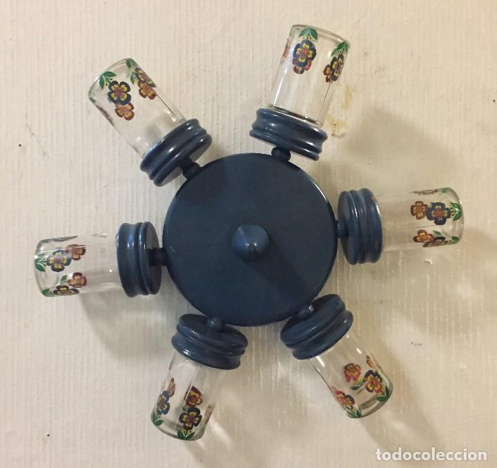 Vintage: Especiero de pared en madera y cristal - Foto 2