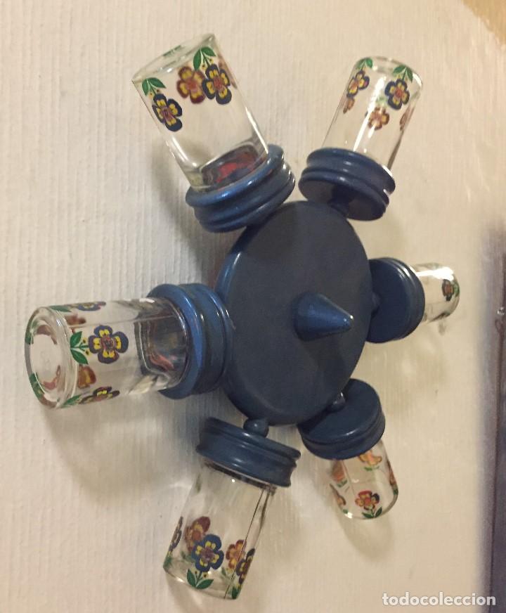 Vintage: Especiero de pared en madera y cristal - Foto 4