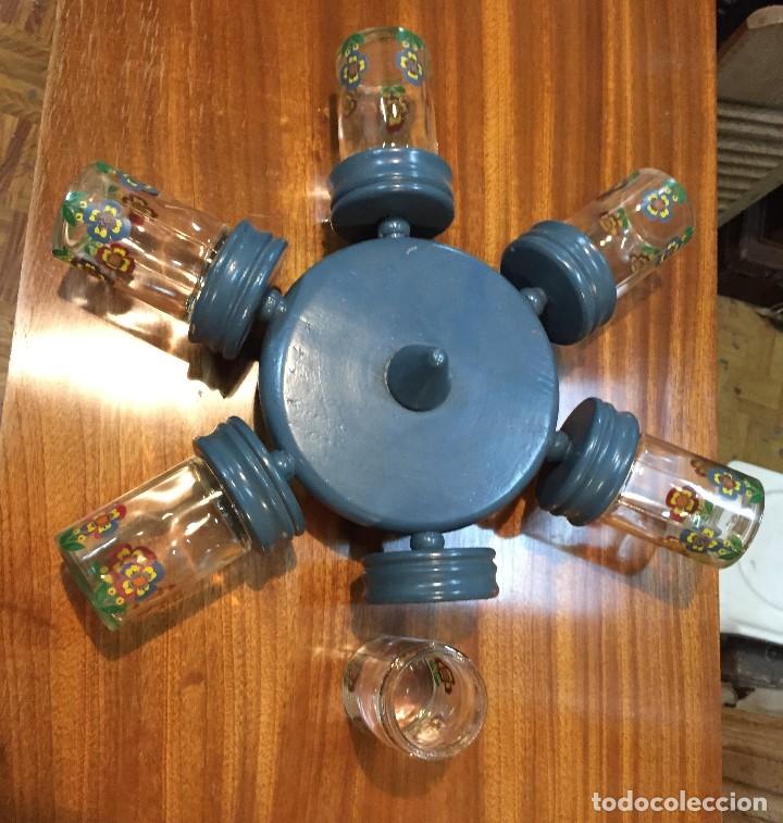 Vintage: Especiero de pared en madera y cristal - Foto 5