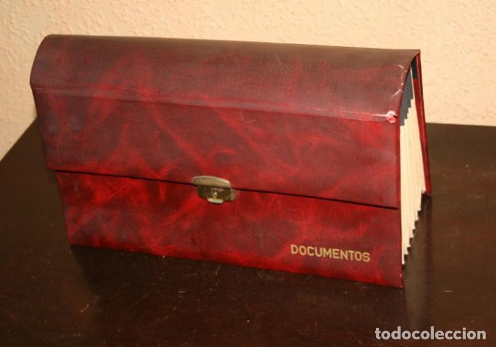 Vintage: ANTIGUA MALETA ARCHIVADOR DE CARTON PARA FACTURAS ETC.