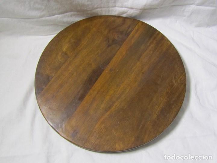 Vintage: Cesta para aperitivos de madera plegable S&iacute;mbolo celta - Foto 14