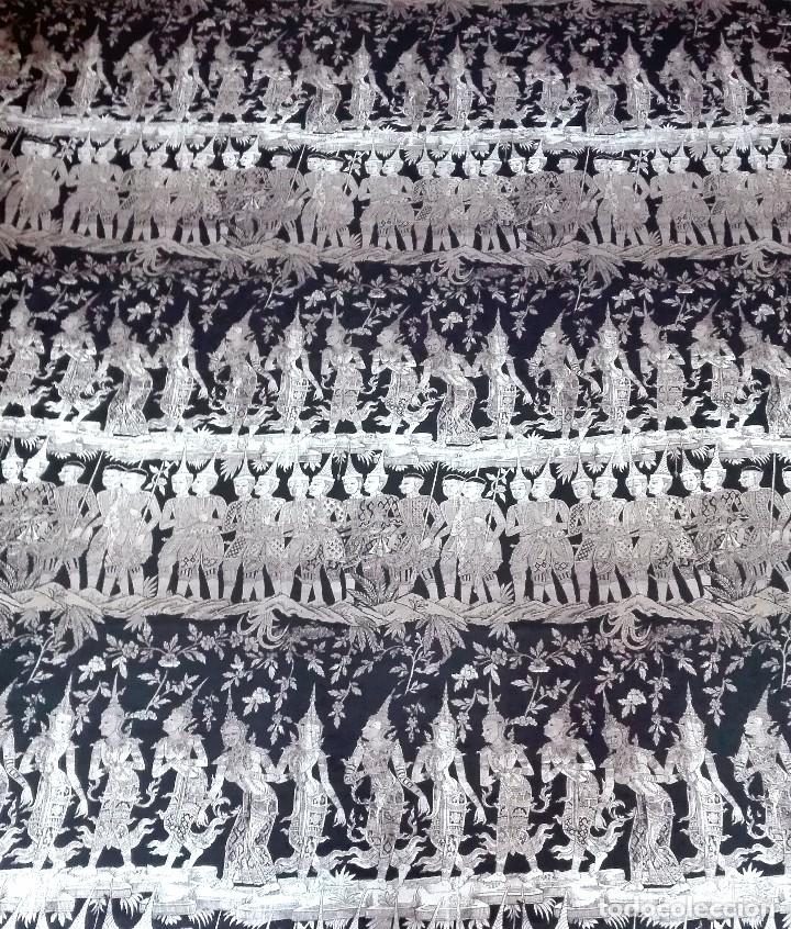 Vintage: Lino Oriental Antiguo - Foto 4