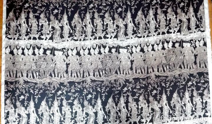 Vintage: Lino Oriental Antiguo - Foto 5