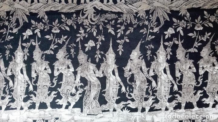 Vintage: Lino Oriental Antiguo - Foto 7