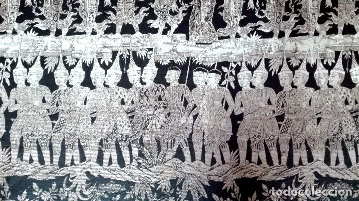 Vintage: Lino Oriental Antiguo - Foto 9