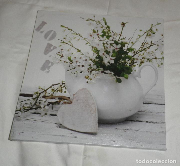 Vintage: cuadro en lienzo medidas 28 cms x 28 cms