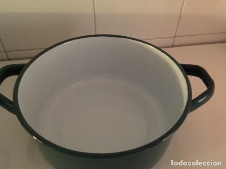 Vintage: JUEGO DE TRES CACEROLAS ESMALTADAS - Foto 4