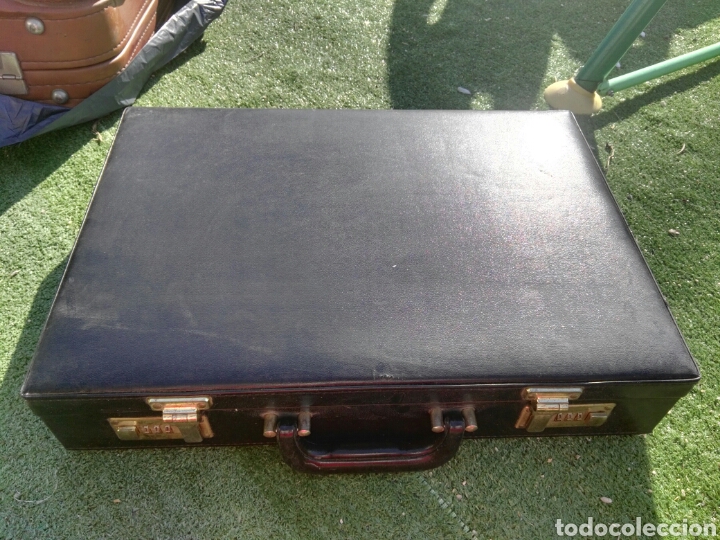 Vintage: Maleta negra con codigo para abrir - Foto 5