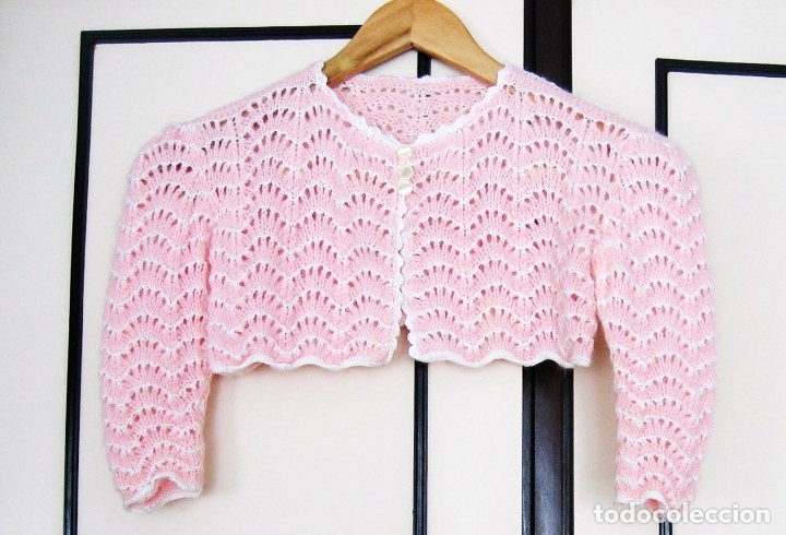 Vintage: CHAQUETA DE NI&Ntilde;A ARTESANAL-A&Ntilde;OS 80