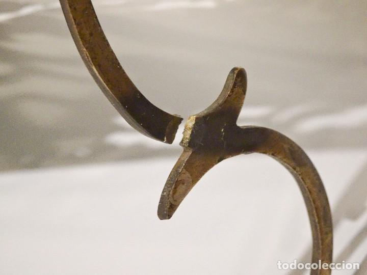 Vintage: Marco de bronce con espejo - Foto 3