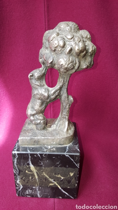 Vintage: FIGURA DEL OSO Y EL MADRO&Ntilde;O - Foto 1