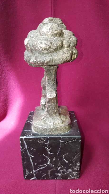 Vintage: FIGURA DEL OSO Y EL MADRO&Ntilde;O - Foto 2