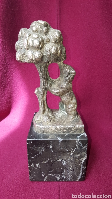 Vintage: FIGURA DEL OSO Y EL MADRO&Ntilde;O - Foto 3