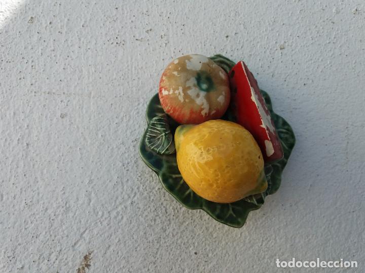 Vintage: frutas de colgar de ceramica - Foto 1