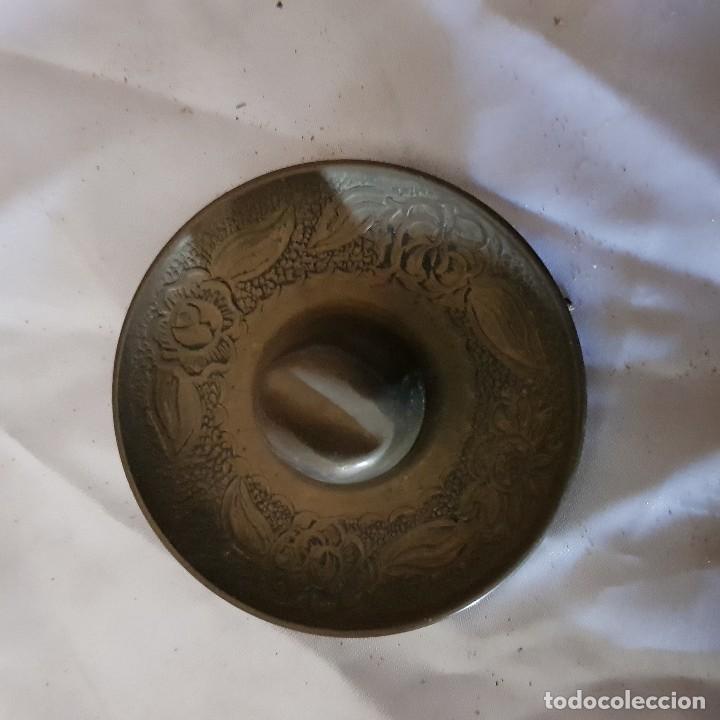 Vintage: MINI SOMBREO MEJICANO BRONCE - Foto 1